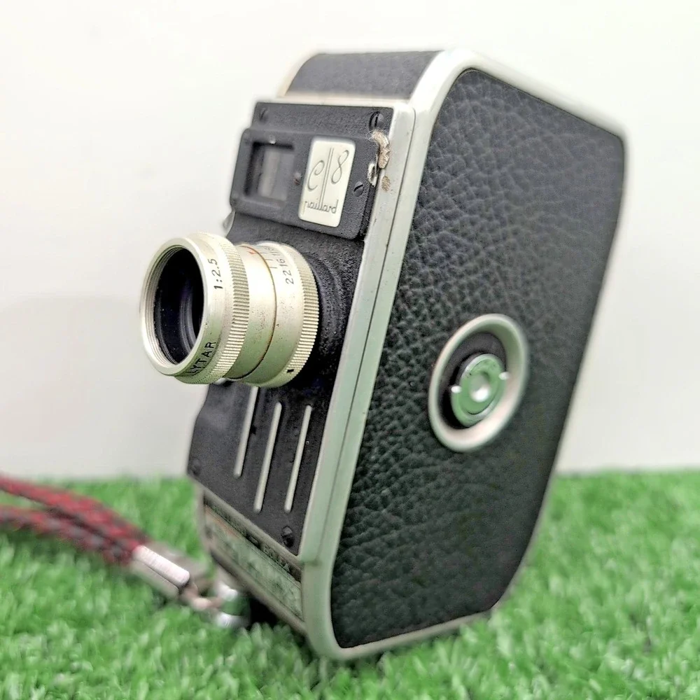Paillard Vintage Bolex B8 C8S Movie Camera Switzerland‎ 8mm Black - Untested